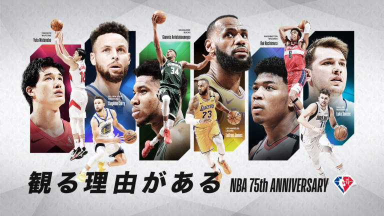 NBA Rakuten 2021-22シーズン キービジュアル