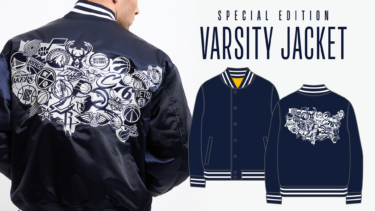 NBA MIX series「VARSITY JACKET」アパレルデザイン