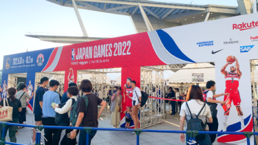 NBA JAPAN GAMES 2022 アリーナブランディング