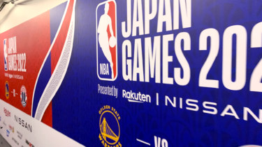 NBA JAPAN GAMES 2022 アリーナブランディング