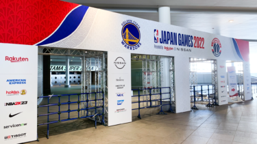 NBA JAPAN GAMES 2022 アリーナブランディング