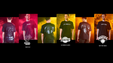 NBA MIX series「BIG LOGO BLACK TEE」